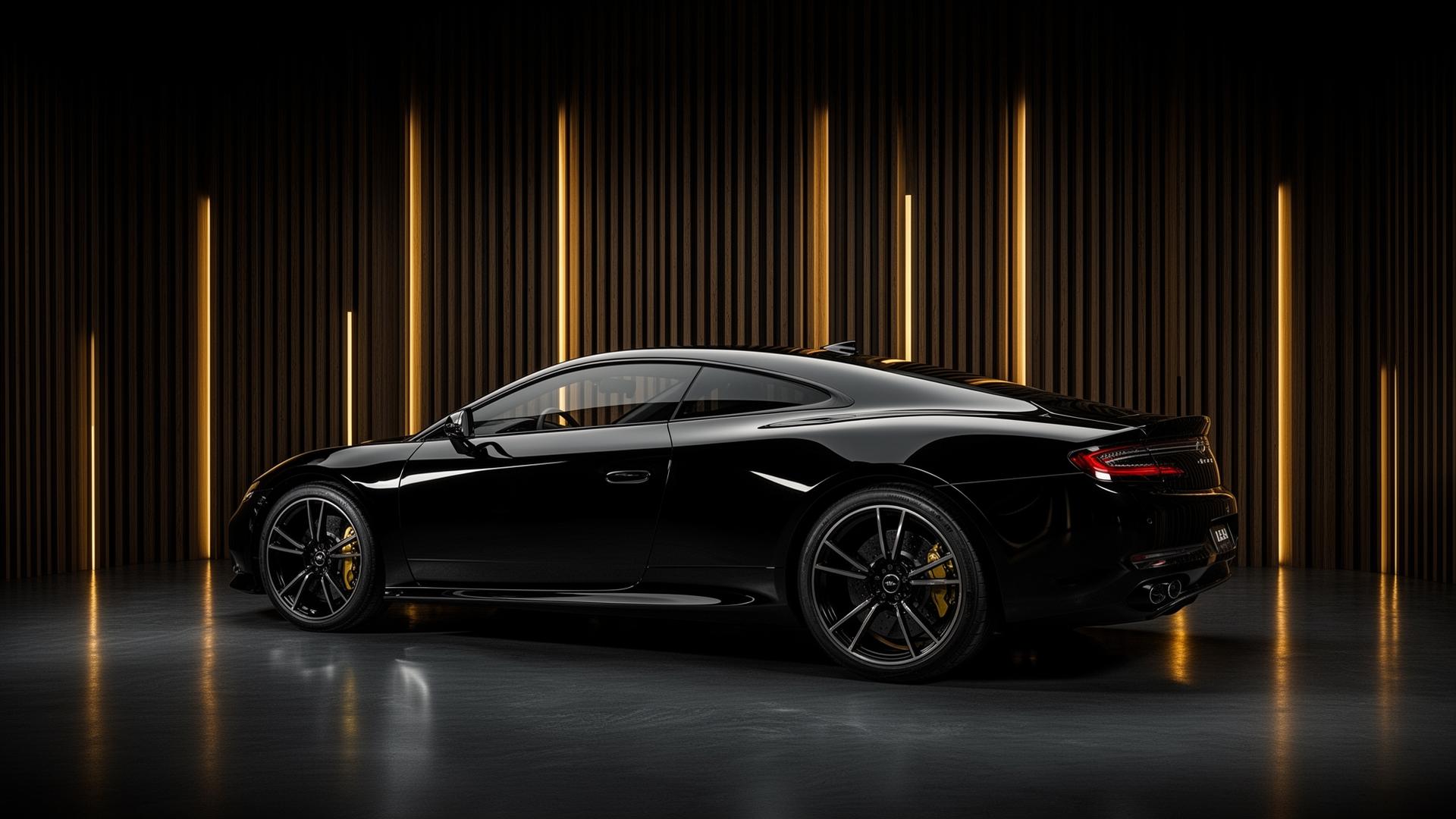 Coche de lujo en estudio AURUM